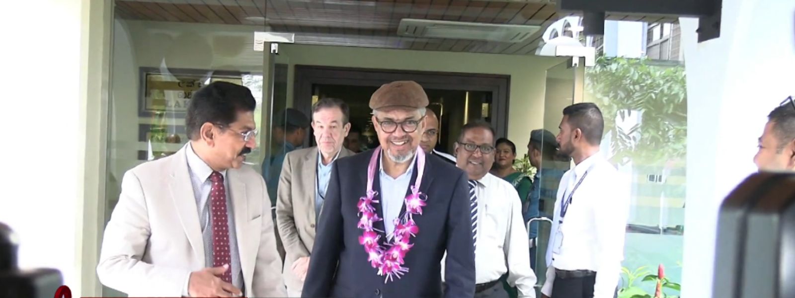 WHO Chief Arrives in SL